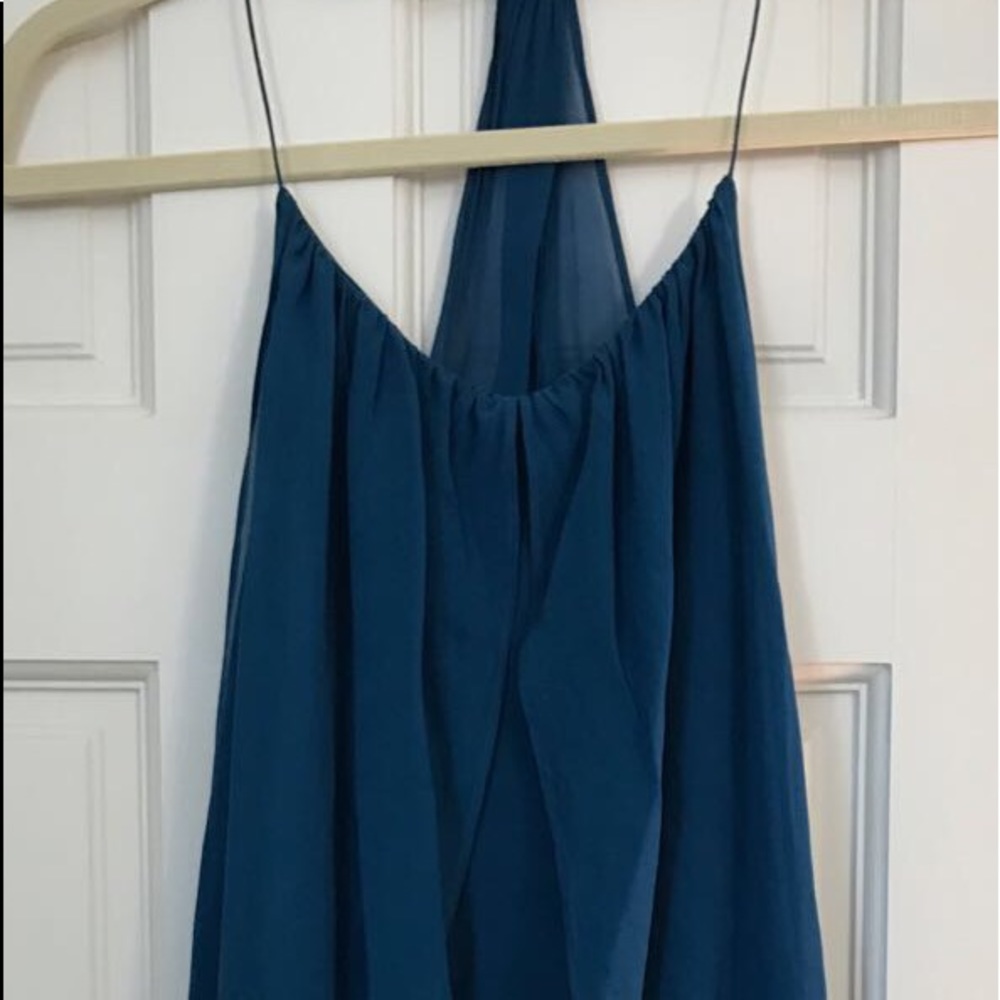 Alice and Olivia navy dress